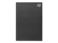 Seagate One Touch STKY1000400 - Harddisk - 1 TB - ekstern (bærbar) - USB 3.0 - svart - med Seagate Rescue Data Recovery STKY1000400