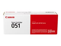 Canon 051 - Svart - original - tonerpatron - for imageCLASS MF262, MF264, MF267, MF269; i-SENSYS MF264, MF267, MF269; Satera LBP161, LBP162 2168C002