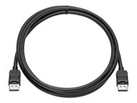 HP - Skjermkabelsett - DisplayPort (hann) til DisplayPort (hann) - 2 m - for Elite t655; Presence Small Space Solution with Zoom Rooms; Pro t550 VN567AA