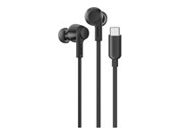Belkin SoundForm - Ørepropper med mikrofon - i øret - kablet - aktiv støydemping - USB-C - lydisolerende - svart G3H0003HQBK