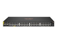 HPE Aruba Networking CX 6000 48G Class4 PoE 4SFP 740W Switch - Switch - L3 - Styrt - 48 x 10/100/1000 (PoE+) + 4 x Gigabit SFP (opplink) - rackmonterbar - PoE+ (740 W) R9Y03A