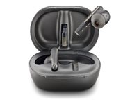 Poly Voyager Free 60 - True wireless-hodetelefoner med mikrofon - i øret - Bluetooth - aktiv støydemping - karbon sort - Certified for Microsoft Teams 220757-02