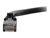 C2G Cat5e Booted Unshielded (UTP) Network Patch Cable - Koblingskabel - RJ-45 (hann) til RJ-45 (hann) - 30 cm - UTP - CAT 5e - formstøpt, uten hindringer, flertrådet - svart 83179