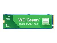 WD Green SN350 NVMe SSD WDS100T3G0C - SSD - 1 TB - intern - M.2 2280 - PCIe 3.0 x4 (NVMe) WDS100T3G0C