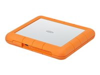 LaCie Rugged RAID Shuttle STHT8000800 - Harddiskarray - 8 TB - 2 brønner - HDD 4 TB x 2 - USB 3.1 (ekstern) - med 3 years Rescue Data Recovery Service Plan STHT8000800