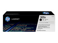 HP 305X - Høy ytelse - svart - original - LaserJet - tonerpatron (CE410X) - for LaserJet Pro 300 M351, 400 M451, MFP M375, MFP M475 CE410X