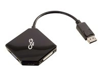 C2G DisplayPort to HDMI, VGA, DVI Adapter Converter - M/F - Videokonverter - DVI, HDMI, VGA - DVI, HDMI, VGA - svart 54340