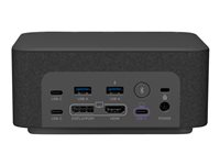 Logitech Logi Dock for Teams - Dokkingstasjon - USB-C - HDMI, DP - Bluetooth - for Room Solution Large 986-000020