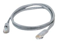 C2G Cat5e Booted Unshielded (UTP) Network Patch Cable - Koblingskabel - RJ-45 (hann) til RJ-45 (hann) - 50 m - UTP - CAT 5e - formstøpt, uten hindringer, flertrådet - grå 83151