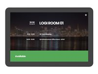 Logitech Tap Scheduler Purpose-Built Scheduling Panel for Meeting Rooms - Videokonferanseinnretning - Certified for Microsoft Teams, Zoom Certified - grafitt 952-000091