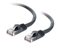 C2G Cat5e Booted Unshielded (UTP) Network Patch Cable - Koblingskabel - RJ-45 (hann) til RJ-45 (hann) - 15 m - UTP - CAT 5e - formstøpt, uten hindringer, flertrådet - svart 83188