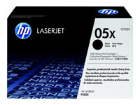 HP 05X - Høy ytelse - svart - original - LaserJet - tonerpatron (CE505X) - for LaserJet P2055, P2055d, P2055dn, P2055x CE505X