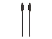 Belkin - Digital audiokabel (optisk) - TOSLINK hann til TOSLINK hann - 2 m - fiberoptisk F3Y093BT2M