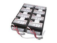 APC Replacement Battery Cartridge #26 - UPS-batteri - blysyre - svart - for P/N: SU2200XLTX153, SU24R2XLBP, SU24RMXLBP2U-3XW, SU24RMXLBP2U-5XW, SU24RMXLBP2U-TRADE RBC26