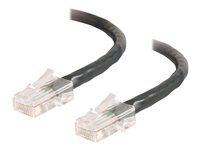 C2G Cat5e Non-Booted Unshielded (UTP) Network Crossover Patch Cable - Krysskabel - RJ-45 (hann) til RJ-45 (hann) - 5 m - UTP - CAT 5e - flertrådet, uniboot - svart 83319