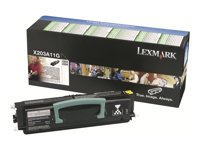 Lexmark - Svart - original - tonerpatron LCCP, LRP - for Lexmark X203n, X204n X203A11G