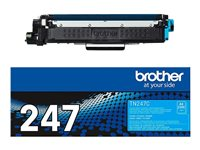 Brother TN247C - Cyan - original - tonerpatron - for Brother DCP-L3510, L3517, L3550, HL-L3270, L3290, MFC-L3710, L3730, L3750, L3770 TN247C