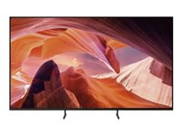 Sony Bravia Professional Displays FWD-75X80L - 75" Diagonalklasse (74.5" synlig) - X80L Series LED-bakgrunnsbelyst LCD-skjerm - med TV-kanalvelger - intelligent skilting - Smart TV - Google TV - 4K UHD (2160p) 3840 x 2160 - HDR - rammeblinking, Direct LED - svart FWD-75X80L