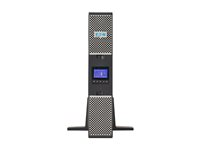 Eaton 9PX 3000VA 2700W 120V Online Double-Conversion UPS, L5-30P, 6x 5-20R, 1 L5-30R Outlets, Cybersecure Network Card Option, Extended Run, 2U Rack/Tower Battery Backup - UPS (rackmonterbar/ekstern) - AC 100/110/120/125 V - 2700 watt - 3000 VA - Ethernet, RS-232, USB - utgangskontakter: 7 - 2U - svart og sølv 9PX3000RT