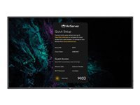 NEC MultiSync ME501 AirServer - 50" Diagonalklasse ME Series LED-bakgrunnsbelyst LCD-skjerm - intelligent skilting - med innebygd mediespiller og trådløs mediemottaker - 4K UHD (2160p) 3840 x 2160 - HDR - Direct LED - svart, pantone 426M 40001585