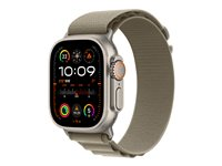 Apple - Sløyfe for smart armbåndsur - 49 mm - Stor størrelse - oliven MT5V3ZM/A