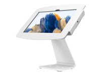 Compulocks Galaxy Tab A8 10.5" Space Enclosure Rotating Counter Stand - Stativ - for nettbrett - dreiehus - låsbar - høyverdig aluminium - hvit - skjermstørrelse: 10.5" - skranketopp, frittstående - for Samsung Galaxy Tab A8 (10.5 tommer) 303W105GA8SW