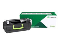 Lexmark 622H - Høy ytelse - svart - original - tonerpatron LCCP, LRP - for Lexmark MX710, MX711, MX810, MX811, MX812 62D2H00