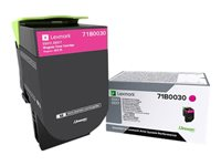 Lexmark X317 - Magenta - original - tonerpatron LCCP, LRP - for Lexmark CS317dn, CX317dn 71B0030