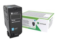 Lexmark - Høy ytelse - cyan - original - tonerpatron LCCP, LRP, Lexmark Corporate - for Lexmark CX725de, CX725dhe, CX725dthe 84C2HCE