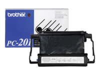 Brother PC201 - Svart - skriverbånd - for Brother MFC-1770, MFC-1780, MFC-1870, MFC-1970; IntelliFAX 1170, 1270, 1570, 1575 PC201