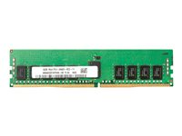 HP - DDR4 - modul - 16 GB - DIMM 288-pin - 2666 MHz / PC4-21300 - 1.2 V - ikke-bufret - ikke-ECC - for Workstation Z2 G4 (non-ECC), Z4 G4 (non-ECC) 3PL82AA