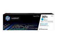 HP 207X - Høy ytelse - cyan - original - LaserJet - tonerpatron (W2211X) - for Color LaserJet Pro M255dw, M255nw, MFP M282nw, MFP M283fdn, MFP M283fdw W2211X