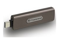 Transcend ESD330C - SSD - kryptert - 2 TB - ekstern (bærbar) - USB (USB-C kontakt) - 256-bit AES - mørk gråbrun TS2TESD330C