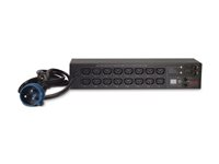 APC Switched Rack PDU AP7922B - Strømfordelerenhet (kan monteres i rack) - AC 230 V - Ethernet 10/100 - inngang: IEC 60309 32A - utgangskontakter: 16 (power IEC 60320 C13) - 2U - 3.66 m kabel - for P/N: SCL400RMJ1U, SCL500RMI1UC, SCL500RMI1UNC, SMTL1000RMI2UC, SMTL750RMI2UC AP7922B