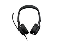 Jabra Evolve2 50 UC Stereo - Hodesett - on-ear - kablet - aktiv støydemping - USB-C, USB-A - UC-sertifisert 25069-989-899
