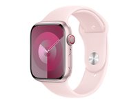 Apple - Bånd for smart armbåndsur - 45 mm - S/M-størrelse - Lys lyserød MT3U3ZM/A