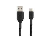 Belkin BoostCharge - USB-kabel - 24 pin USB-C (hann) til USB (hann) - 1 m - svart CAB002BT1MBK