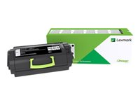 Lexmark 622XE - Ekstra høy ytelse - svart - original - tonerpatron Lexmark Corporate - for Lexmark MX711, MX810, MX811, MX812 62D2X0E