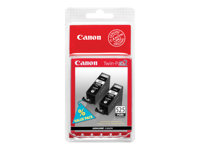 Canon PGI-525PGBK Twin Pack - 2-pack - 19 ml - svart - original - blekkbeholder - for PIXMA iP4950, iX6550, MG5250, MG5350, MG6150, MG6250, MG8150, MG8250, MX715, MX885, MX895 4529B017