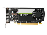 NVIDIA T400 4GB - Grafikkort - T400 - 4 GB GDDR6 - PCIe 3.0 x16 lav profil - 3 x Mini DisplayPort - OEM VCNT400-4GB-SB