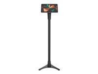 Compulocks Universal Invisible Mount Portable Floor Stand - Stativ - for notebook - svart - monteringsgrensesnitt: 100 x 100 mm - plassering på gulv 147BSMP01B