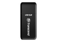 Transcend - Kortleser (SD, microSD, SDHC, microSDHC, SDXC, microSDXC, SDHC UHS-I, SDXC UHS-I) - USB 3.0 TS-RDF5K