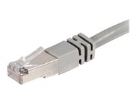 C2G Cat5e Booted Shielded (STP) Network Patch Cable - Koblingskabel - RJ-45 (hann) til RJ-45 (hann) - 30 m - STP - CAT 5e - formstøpt - grå 83758