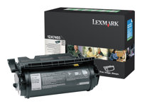 Lexmark - Ekstra høy ytelse - svart - original - tonerpatron LCCP, LRP - for Lexmark T632, T634, T634dtn-32, X632, X634 12A7465