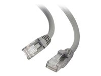 C2G - Koblingskabel - RJ-45 (hann) til RJ-45 (hann) - 1.5 m - UTP - CAT 6a - med støvel, uten hindringer - grå 82533