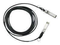 Cisco SFP+ Copper Twinax Cable - Direktekoblingskabel - SFP+ til SFP+ - 5 m - toakset - SFF-8436/IEEE 802.3ae - oppusset - for 250 Series; Catalyst 2960, 2960G, 2960S, ESS9300; Nexus 93180, 9336, 9372; UCS 6140, C4200 SFP-H10GB-CU5M-RF