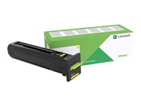 Lexmark - Gul - original - tonerpatron LCCP, LRP, Lexmark Corporate - for Lexmark CS820, CX820, CX825, CX860 72K20YE