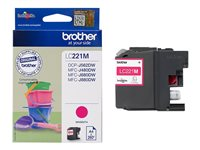 Brother LC221M - Magenta - original - blekkpatron - for Brother DCP-J562DW, MFC-J480DW, MFC-J680DW, MFC-J880DW LC221M