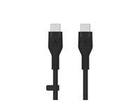 Belkin BoostCharge - USB-kabel - 24 pin USB-C (hann) til 24 pin USB-C (hann) - 1 m - svart CAB009BT1MBK