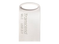 Transcend JetFlash 720 - USB-flashstasjon - 16 GB - USB 3.1 - sølv TS16GJF720S